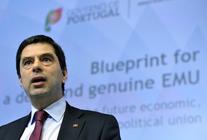De Portugese minister van Financiën Vitor Gaspar.