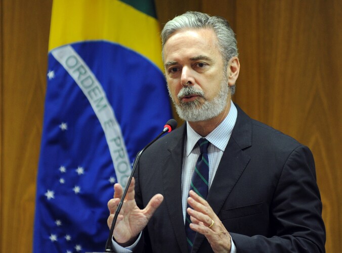 De Braziliaanse minister van Buitenlandse Zaken Antonio Patriota.