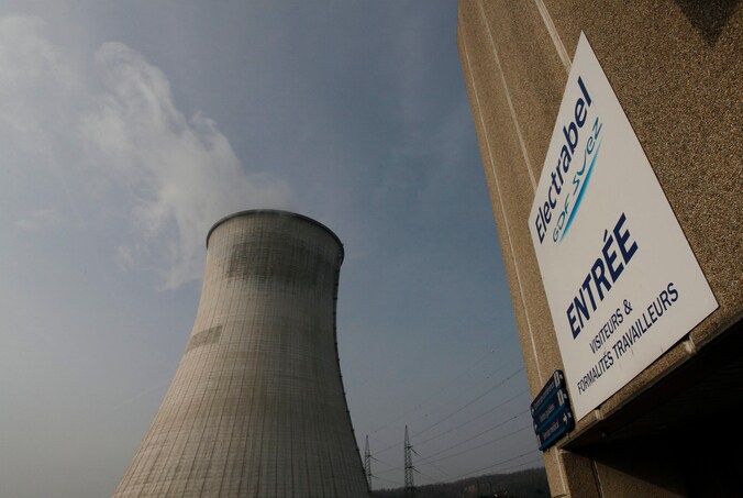 De kerncentrale van Tihange (Hoei).