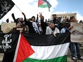 Een Palestijnse betoging.