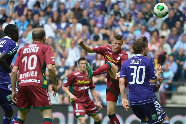 Naessens scoorde de 0-1 in de kampioenenwedstrijd, Biglia wiste die later uit.