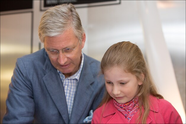 Prins Filip en prinses Elisabeth.