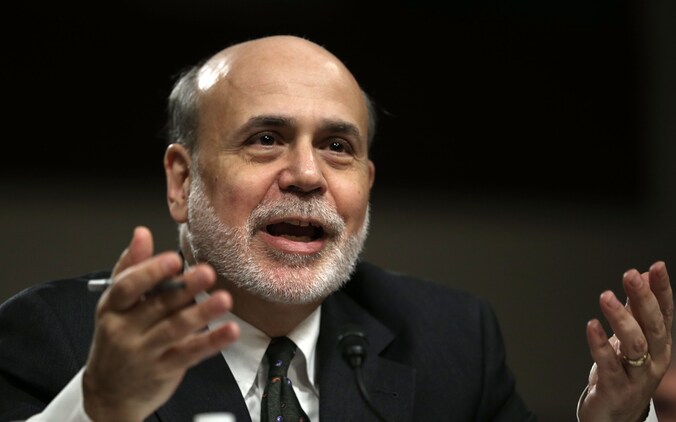 Voorzitter van de FED Ben Bernanke.