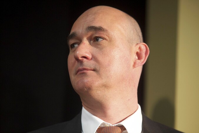 Vertrekkende spoorbaas Jannie Haek.