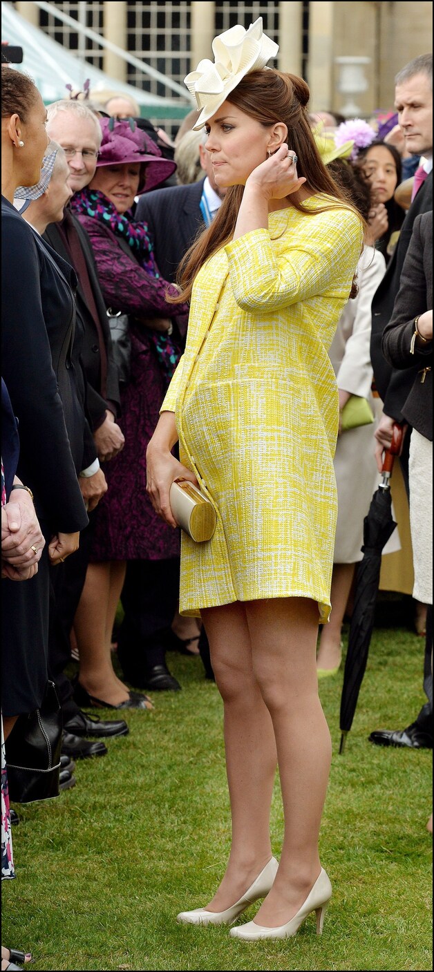 Kate bij een van haar laatste officiële optredens voor de bevalling.