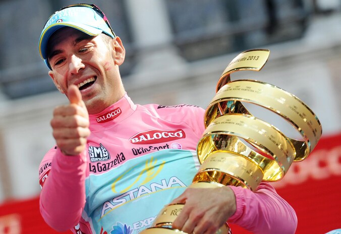Vicenzo Nibali won de Giro in 2013.