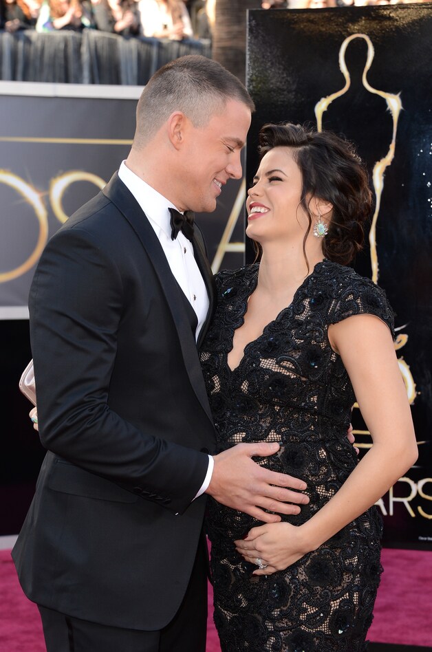 Channing Tatum en Jenna Dewan op de Oscars op 24 februari.