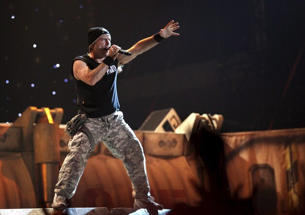 Zanger Bruce Dickinson van Iron Maiden.