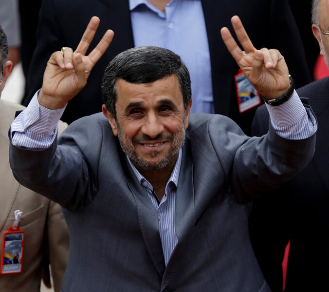 Mahmoud Ahmadinejad.