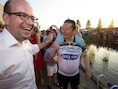 Sven Ornelis naast Marc Coucke