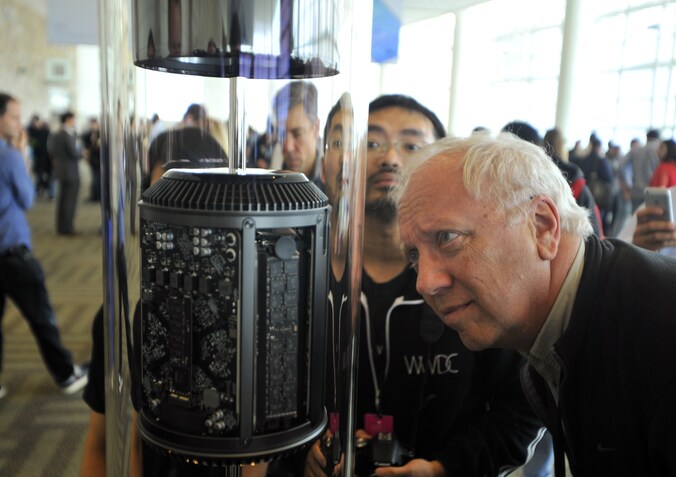 Het nieuwe model Mac Pro (foto) voldoet weer aan de Europese wetgeving.