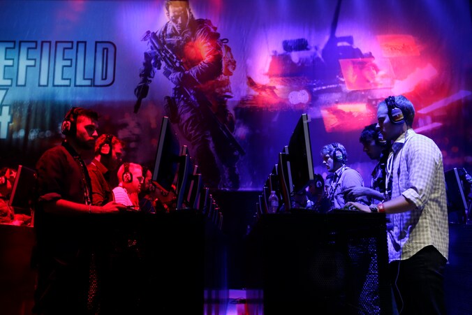 De stand van DICE op E3.