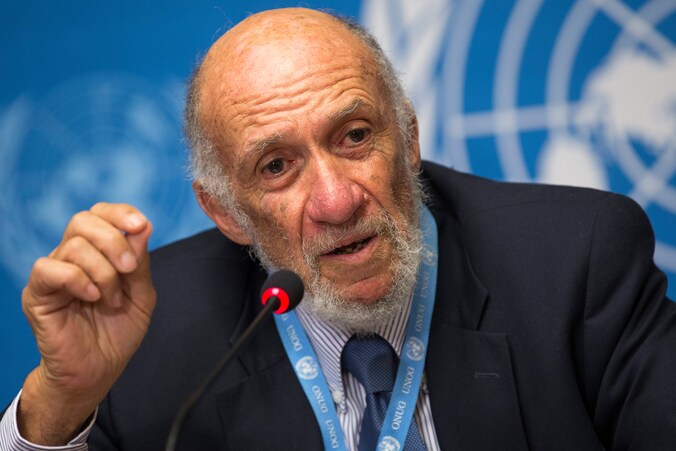 Richard Falk van de Verenigde Naties.
