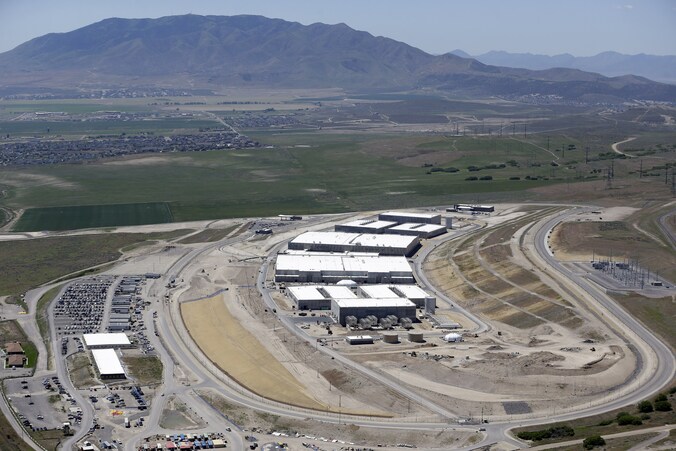 Het nieuwe datacenter van de NSA in Bluffdale, Utah.
