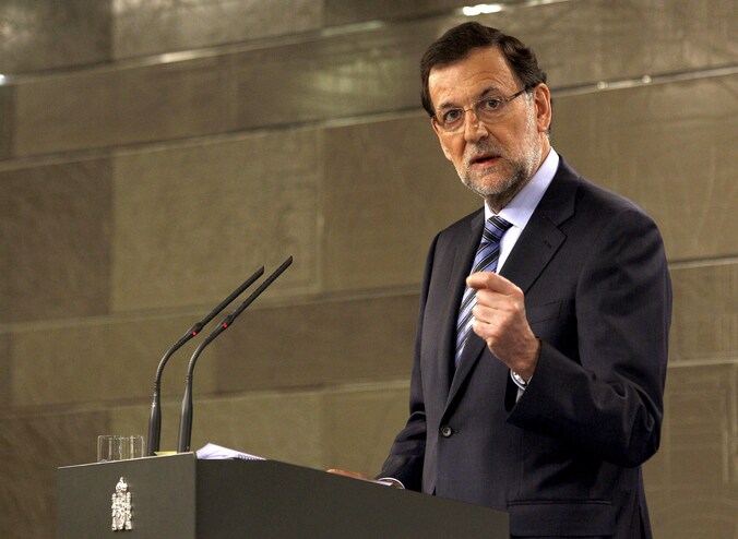 Spaanse premier Rajoy.