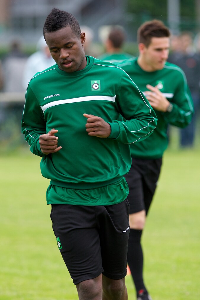 Gael Etock maakte op training een goede indruk.