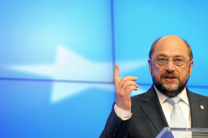 Voorzitter van het Europees Parlement, Martin Schulz.
