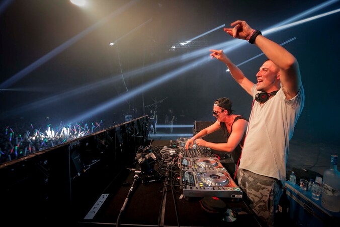 Dimitri Vegas &amp; Like Mike, hier in Werchter, zijn ook van de partij op de Laudry Day.