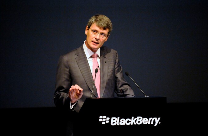 Thorsten Heins, CEO van Blackberry.