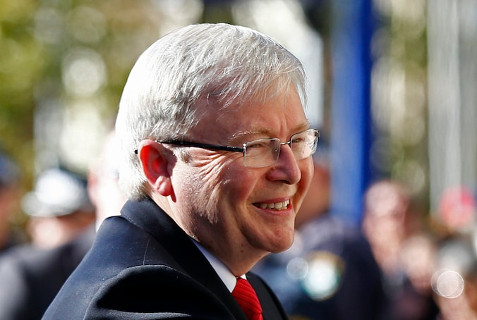 Kevin Rudd, premier van Australië.