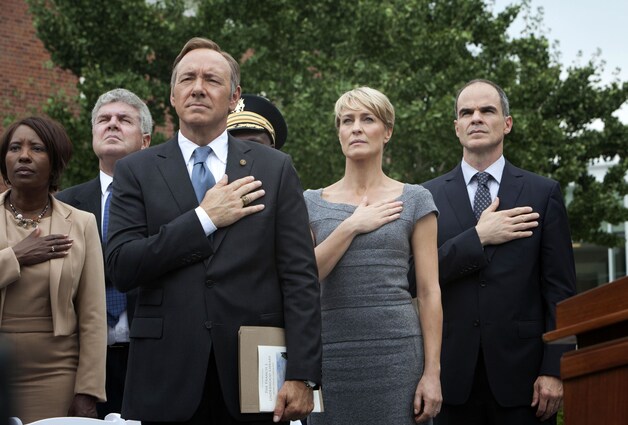 Kevin Spacey in 'House of Cards'.