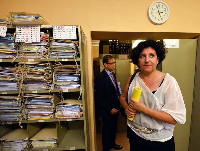 Minister van Justitie Annemie Turtelboom (Open Vld)..