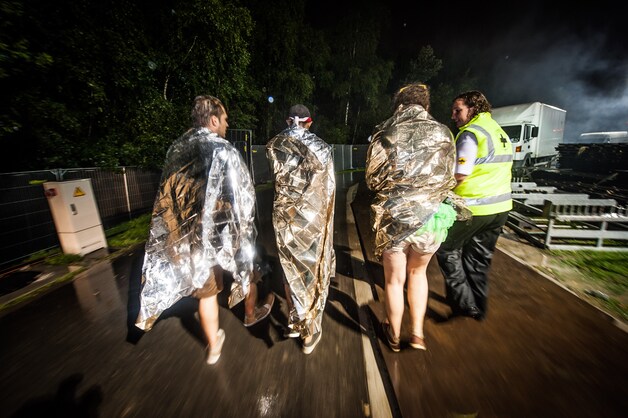 Vorig jaar werd het festival geteisterd door hevige regenbuien.