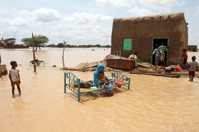 Overstromingen in Sudan.