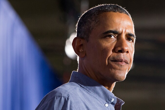 De Amerikaanse president Barack Obama.