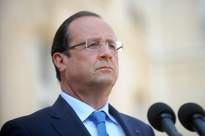 President Hollande, vrijdag.
