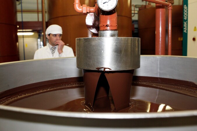 De fabriek van Callebaut in Lebbeke.
