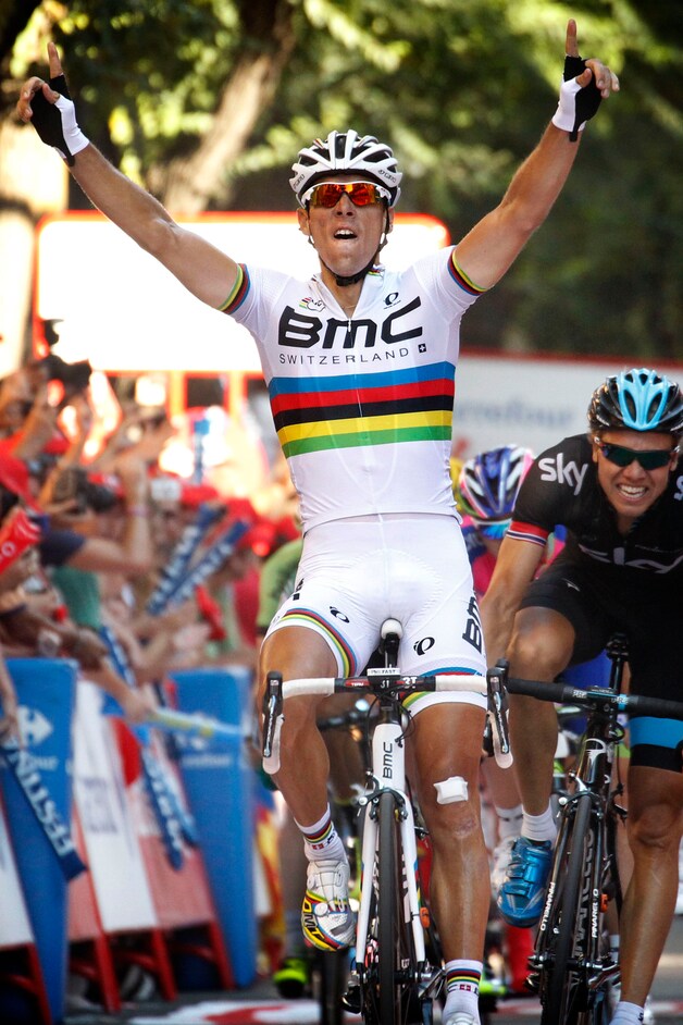 Philippe Gilbert won eerder deze week de 12e rit in Tarragona