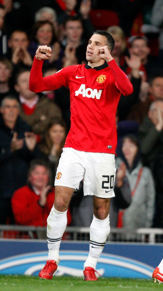 Van Persie kon in 2013 al 15 keer juichen.