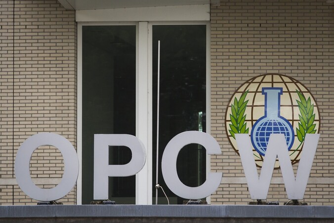 Organisatie voor Chemisch Wapenverbod (OPCW) in Den Haag.
