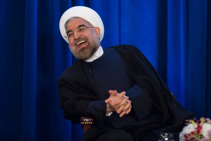 De Iraanse president Hassan Rohani.