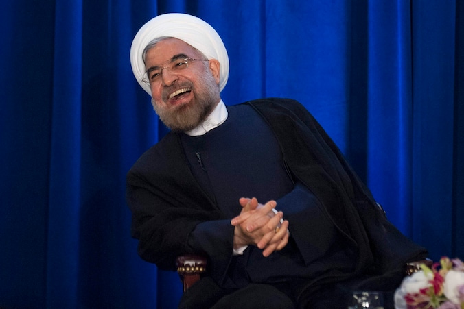 De president van Iran, Hassan Rohani.
