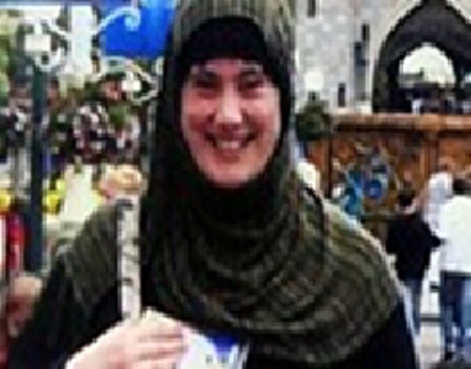 Samantha Lewthwaite, bijgenaamd de 'Witte Weduwe'.