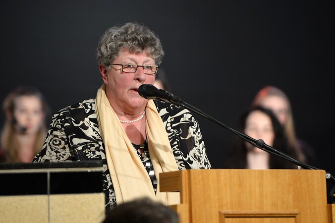 Mieke Van Hecke, topvrouw van het katholiek onderwijs.