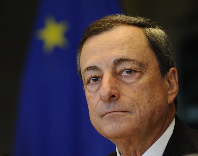 ECB-voorzitter Mario Draghi.