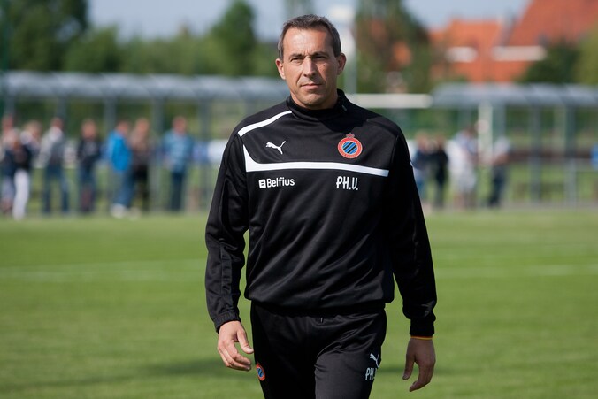 Vande Walle hier als keeperstrainer van Club Brugge.