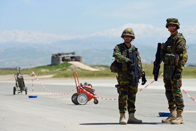Belgische militairen in Afghanistan.