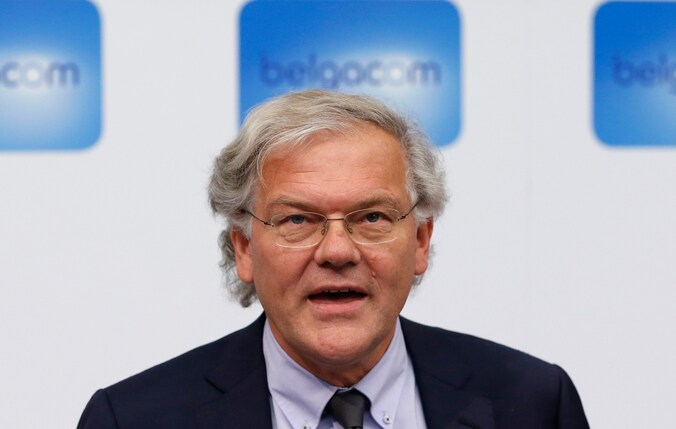 Stefaan De Clerck maakte vandaag zijn eerste publieke optreden als voorzitter van de raad van bestuur van Belgacom.