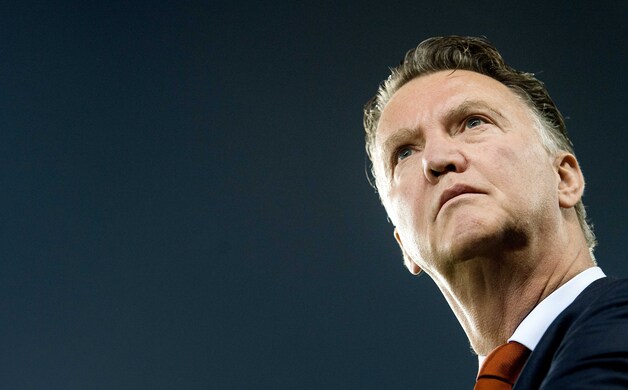 Bondscoach Louis van Gaal.