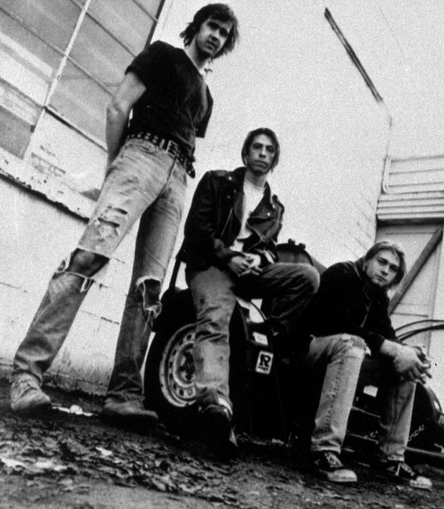 Nirvana met Krist Novoselic, David Grohl en Kurt Cobain.