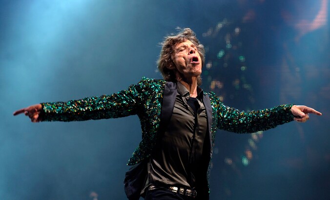 Mick Jagger tijdens het Glastonbury Festival of Contemporary Performing Arts, vorig jaar.