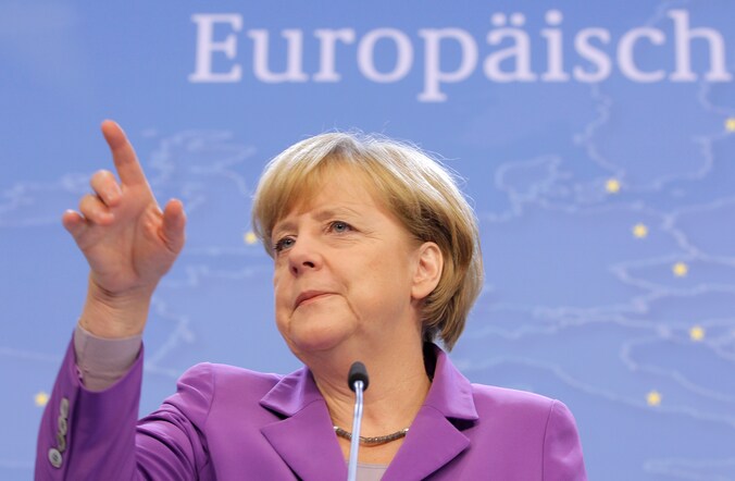 De Duitse bondskanselier Angela Merkel.