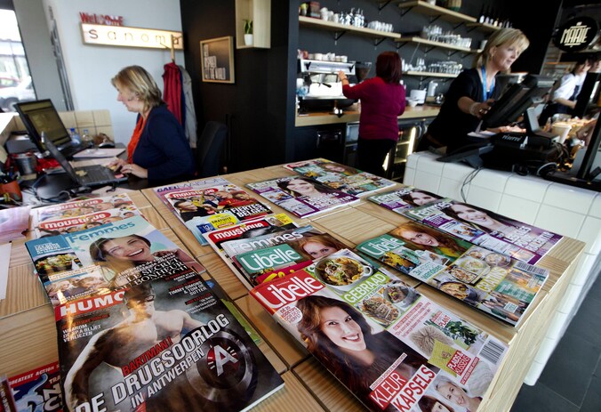 De weekbladen en magazines blijven het in Vlaanderen slecht doen.