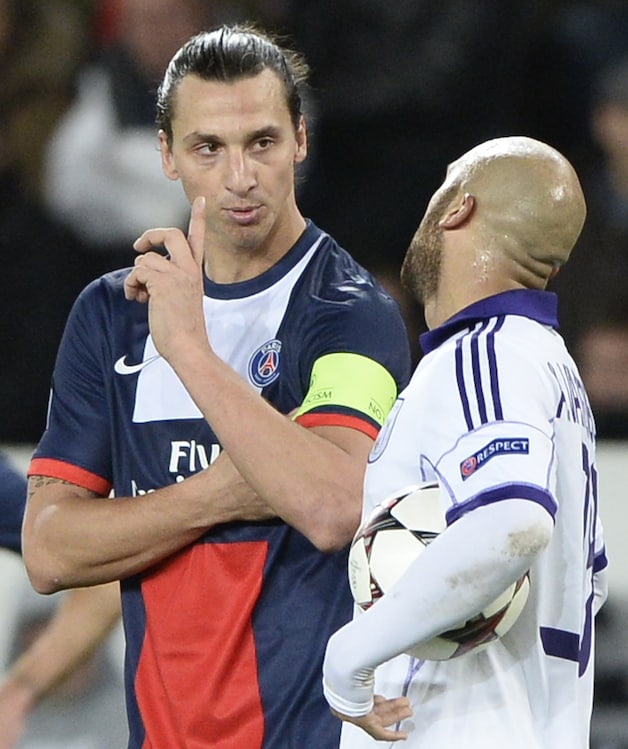 Zlatan had het ook aan de stok met Vanden Borre.