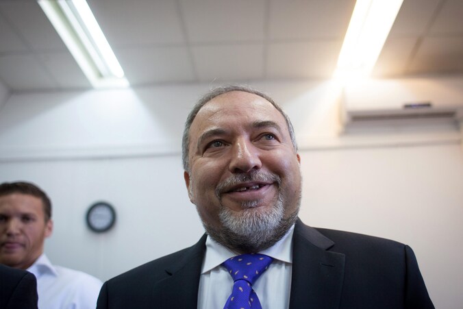 Israëlisch minister van Buitenlandse Zaken Avigdor Lieberman.