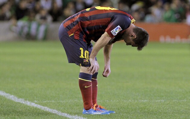 Geen Lionel Messi vandaag bij Barcelona